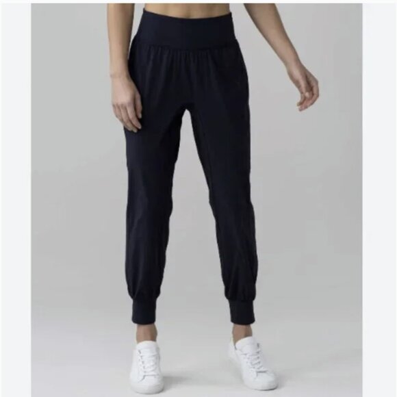Lululemon Sun Setter Jogger Pants 28" Midnight Navy Swift Ultra Woven High Rise - Picture 1 of 15